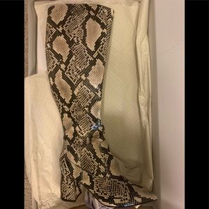 Marc Fischer snake skin boots